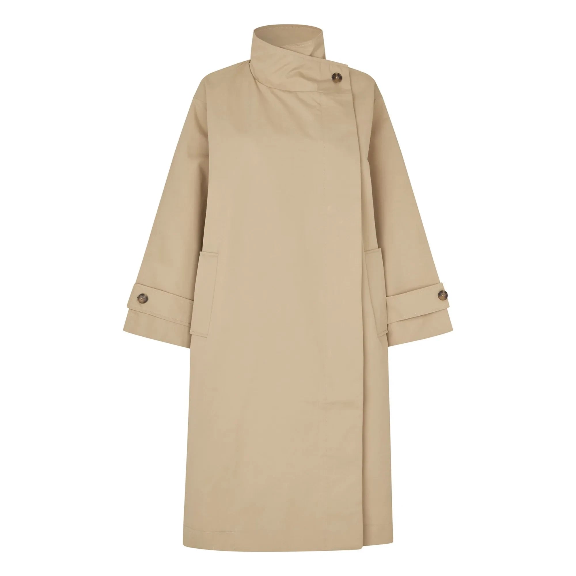 Lollys Laundry – Trench Russi Cotton | Beige