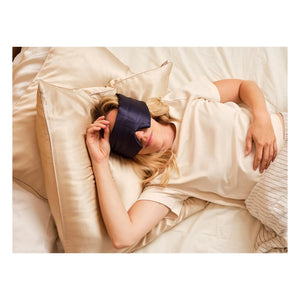Emily's Pillow - Seidenschlafmaske | Mitternachtsblau