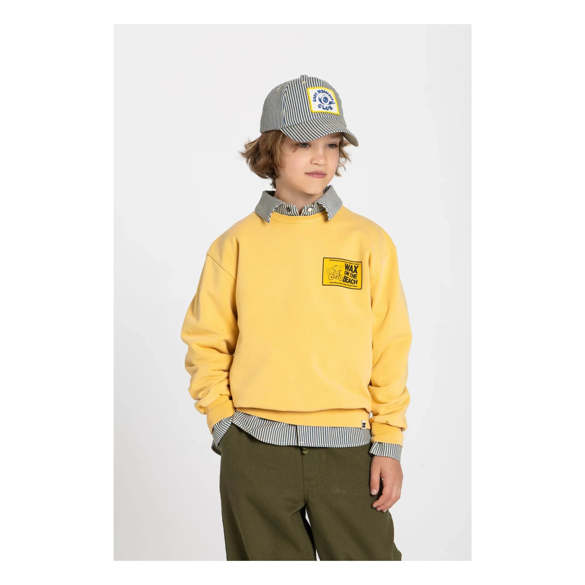 Hundred Pieces – Ryde Wax Bio-Baumwoll-Sweatshirt | Senf