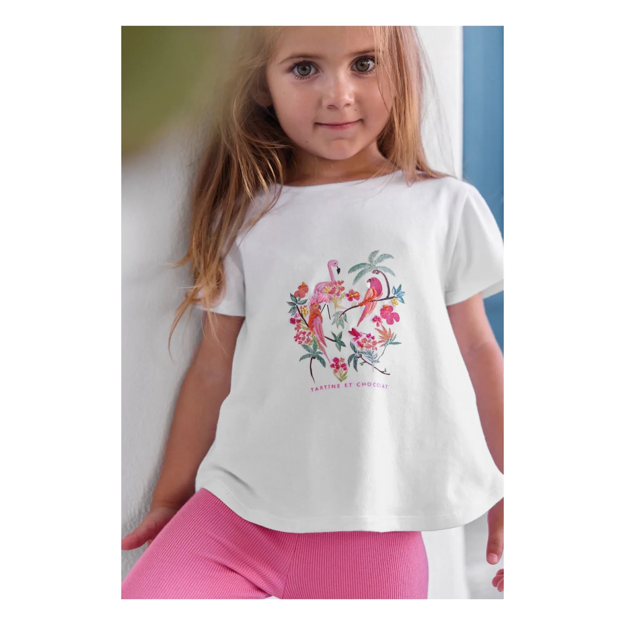 Tartine et Chocolat - Tropique T-Shirt | Weiß