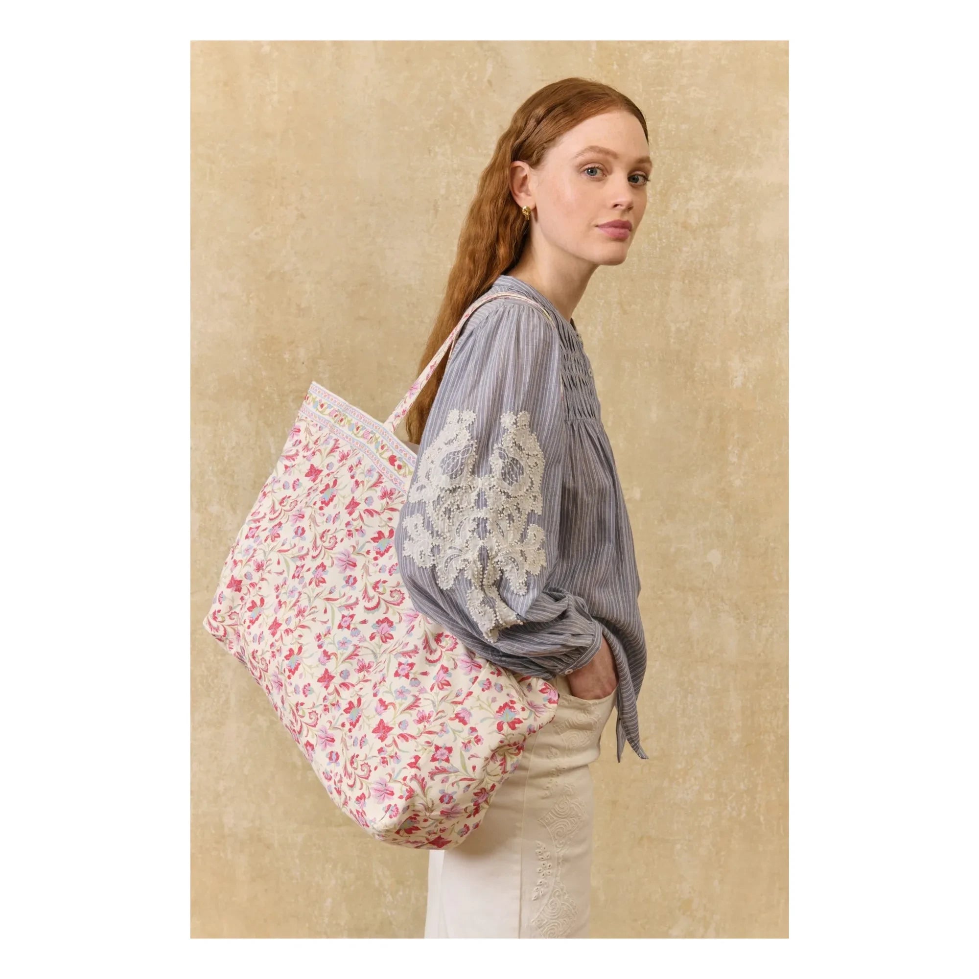 Louise Misha - Tote Bag Beverly Coton | Weiß