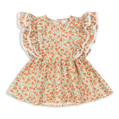 Konges Sløjd - Bluse aus Bio-Baumwolle Verbena | Orange
