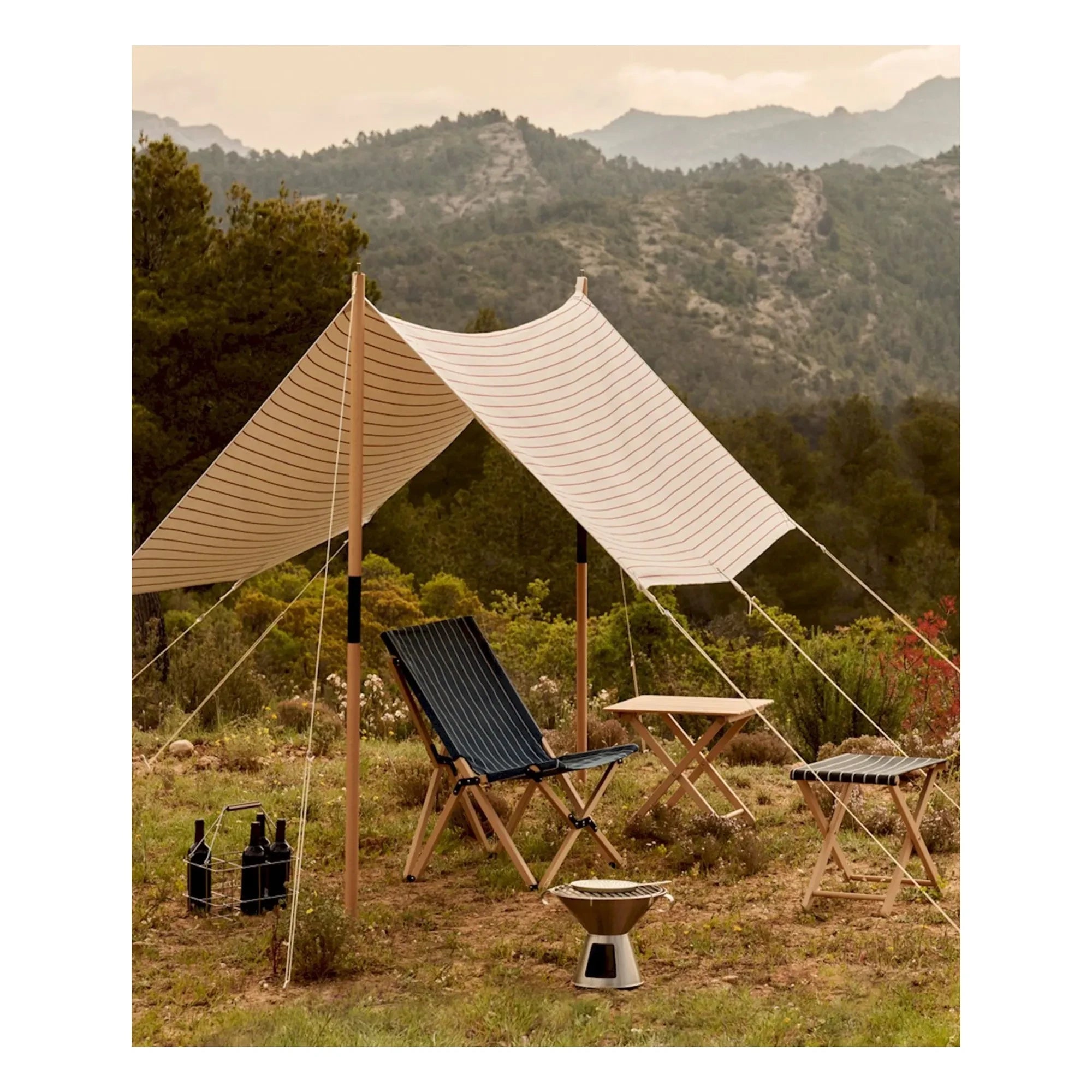 Hay - Canopy Outdoor Market faltbares Zelt, Jasper Morrison | Beige
