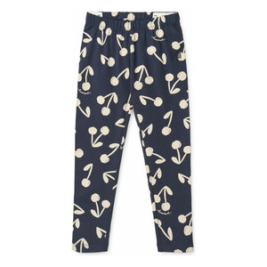 Liewood - Marie Cerises Bio-Baumwoll-Leggings | Marineblau