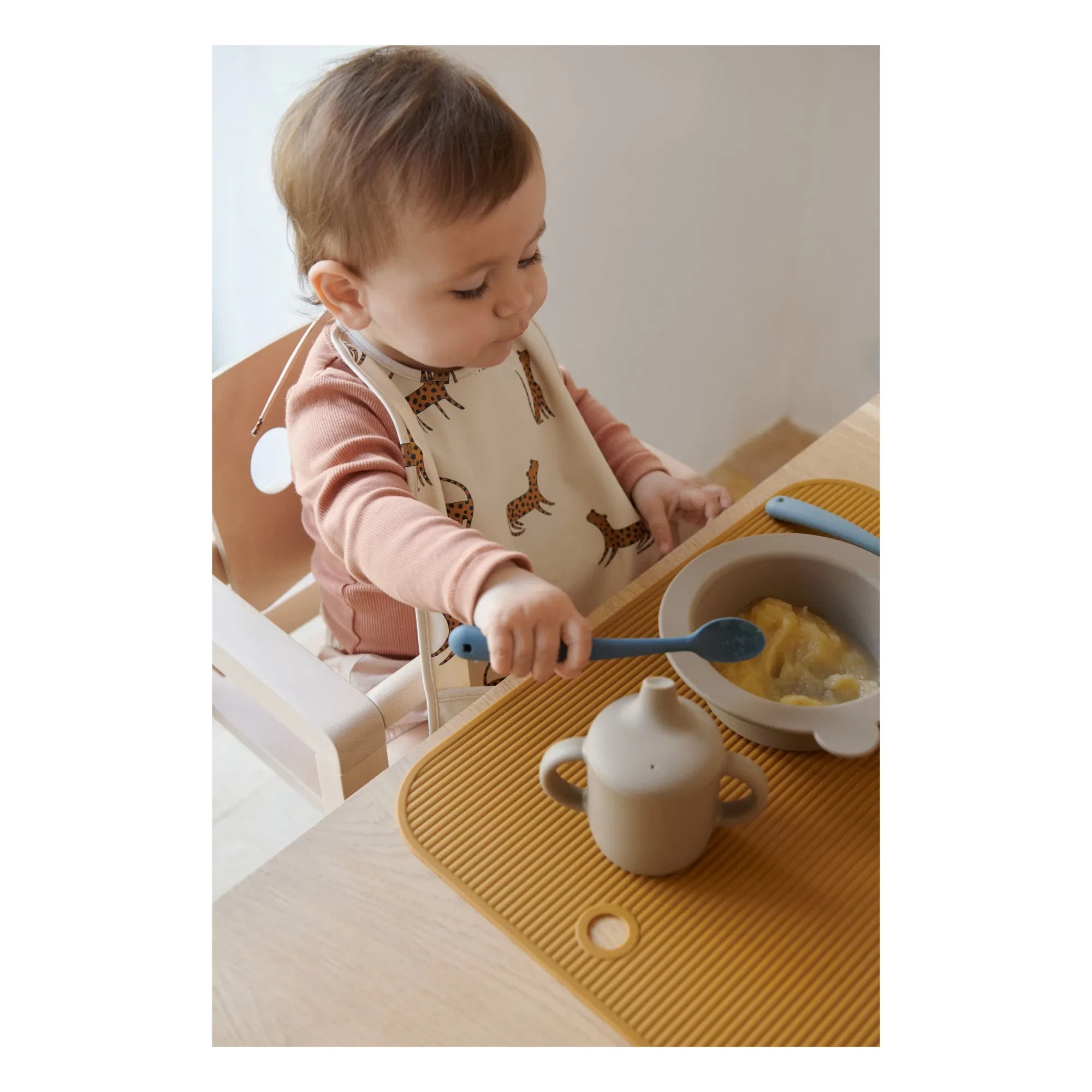Liewood - Peony Rutschfeste Silikonschalen - 2er Set | Sand