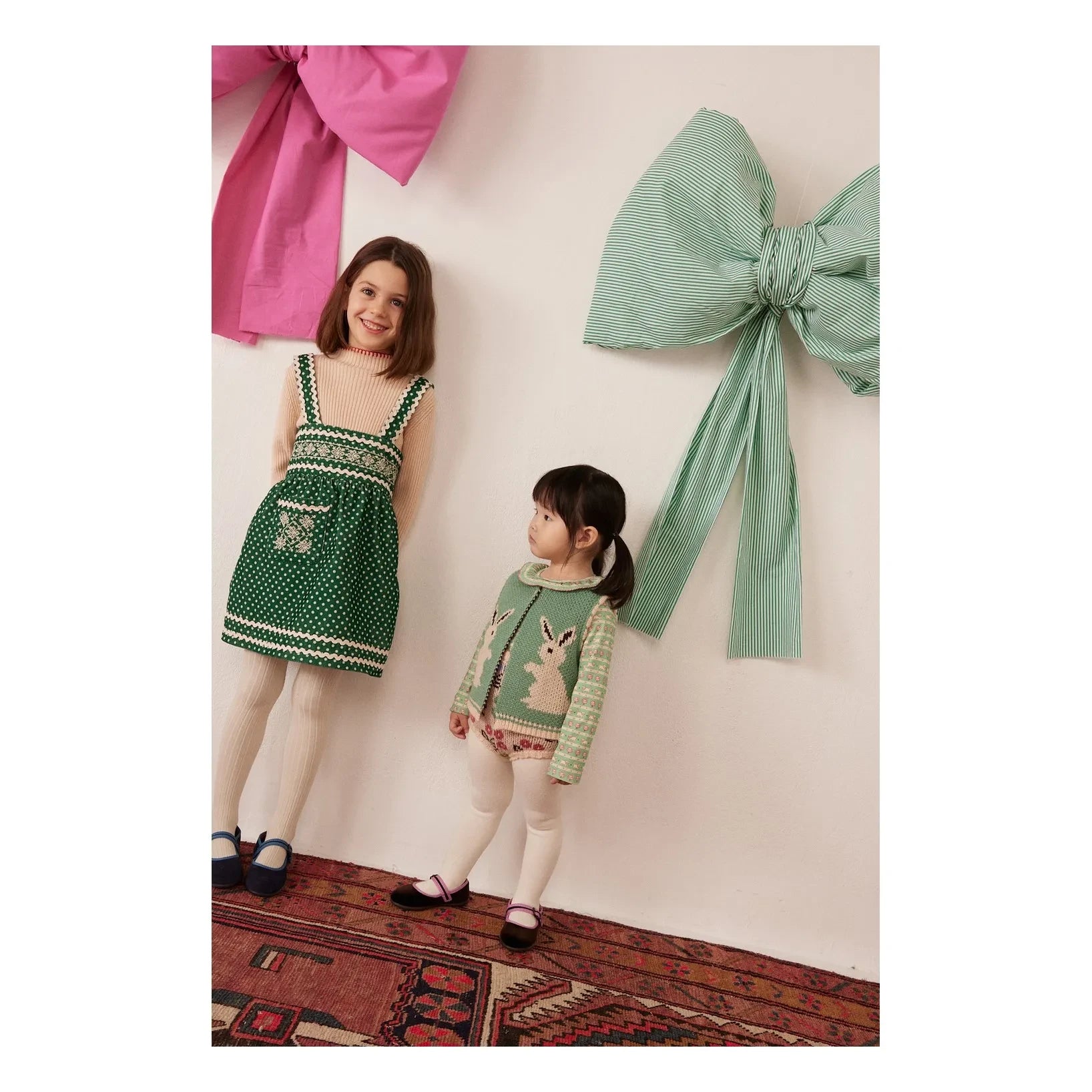 Hello Simone - Isami Kleid aus Rippen-Samt | Grün