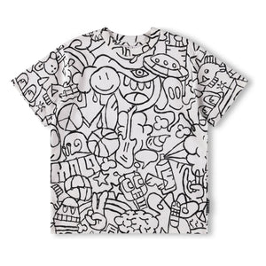 Molo - Rodney Doodles T-Shirt aus Bio-Baumwolle | Weiß
