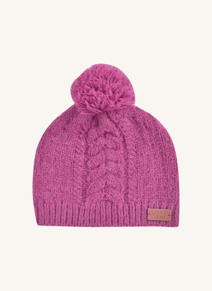 Louise Misha - Wolle Pompon Mütze | Framboise