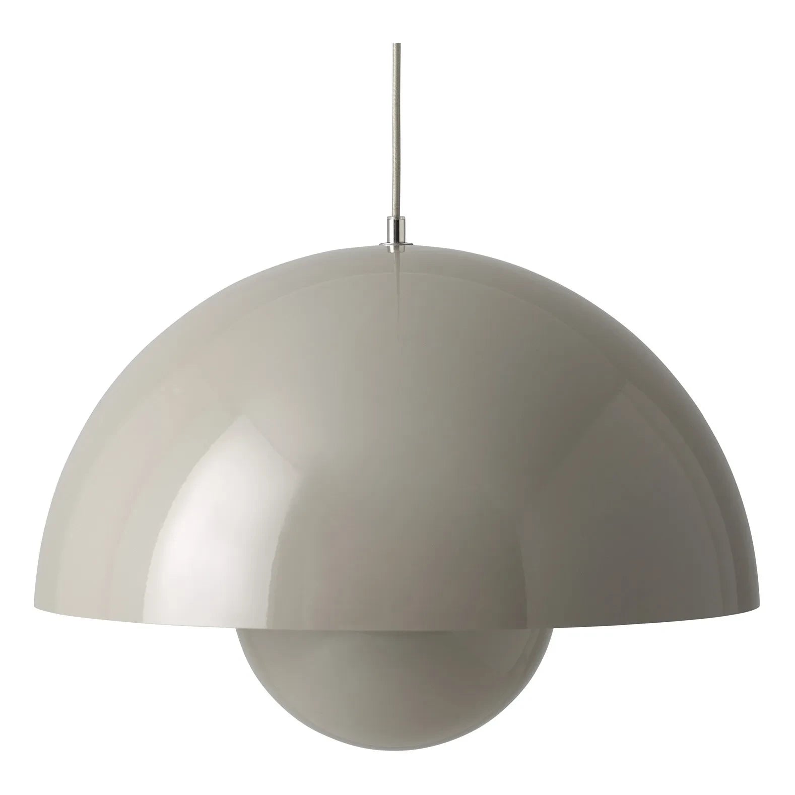 & Tradition - Flowerpot VP2 Pendelleuchte, Verner Panton, 1968 | Grau
