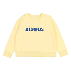 Búho - Bisous Sweat Bio-Baumwolle | Gelb
