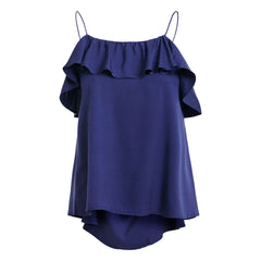 Essentiel Antwerp - Blaues Janielle Oberteil