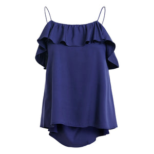 Essentiel Antwerp - Blaues Janielle Oberteil