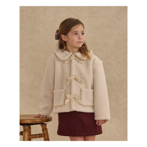 Rylee + Cru - Ecru Sherpa-Jacke