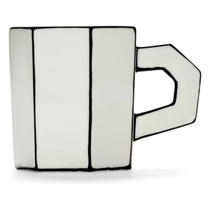 Serax - Carte Blanche Teetasse - 2er Set | Schwarz/Weiß