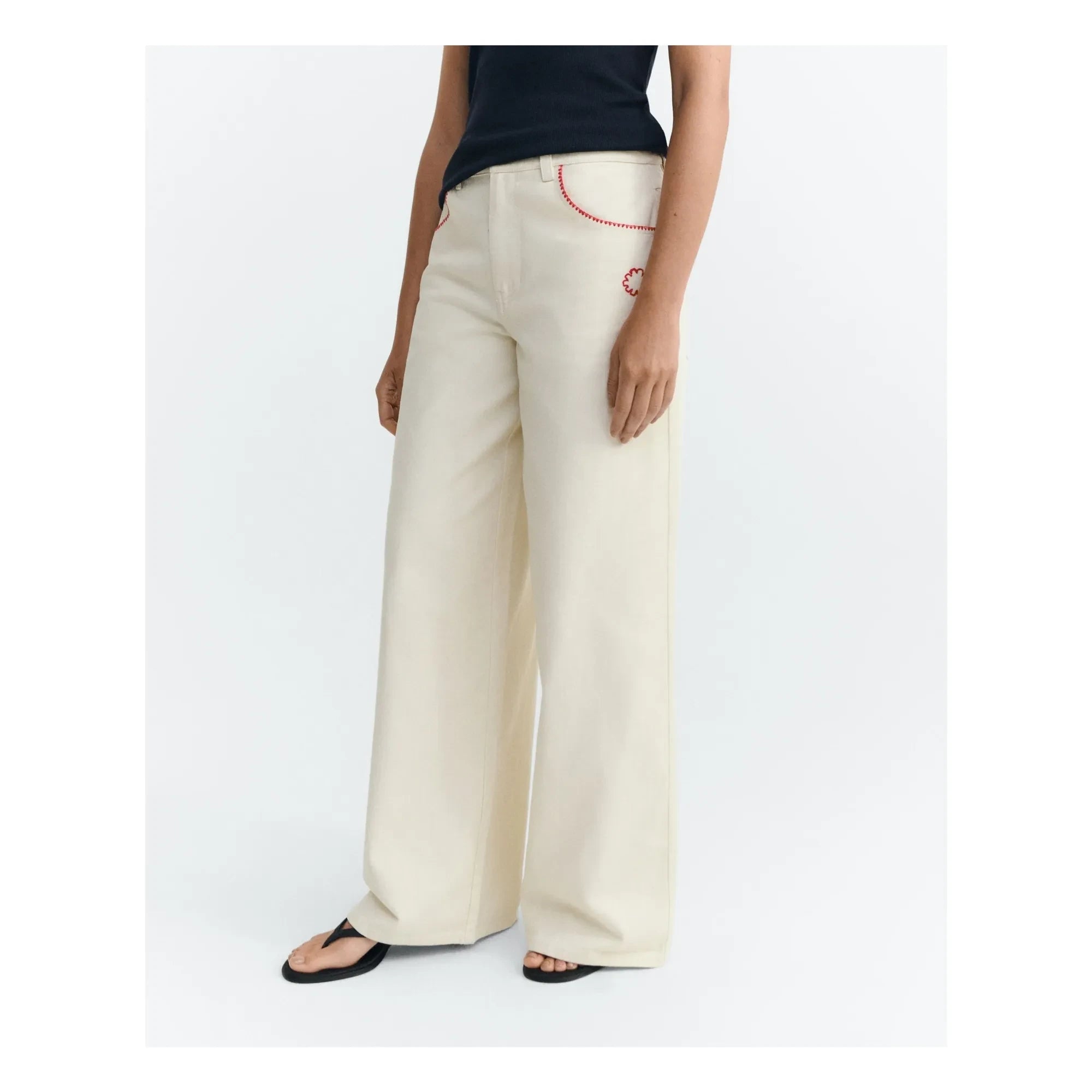 Thinking Mu - Hedda Bio-Baumwollhose | Ecru