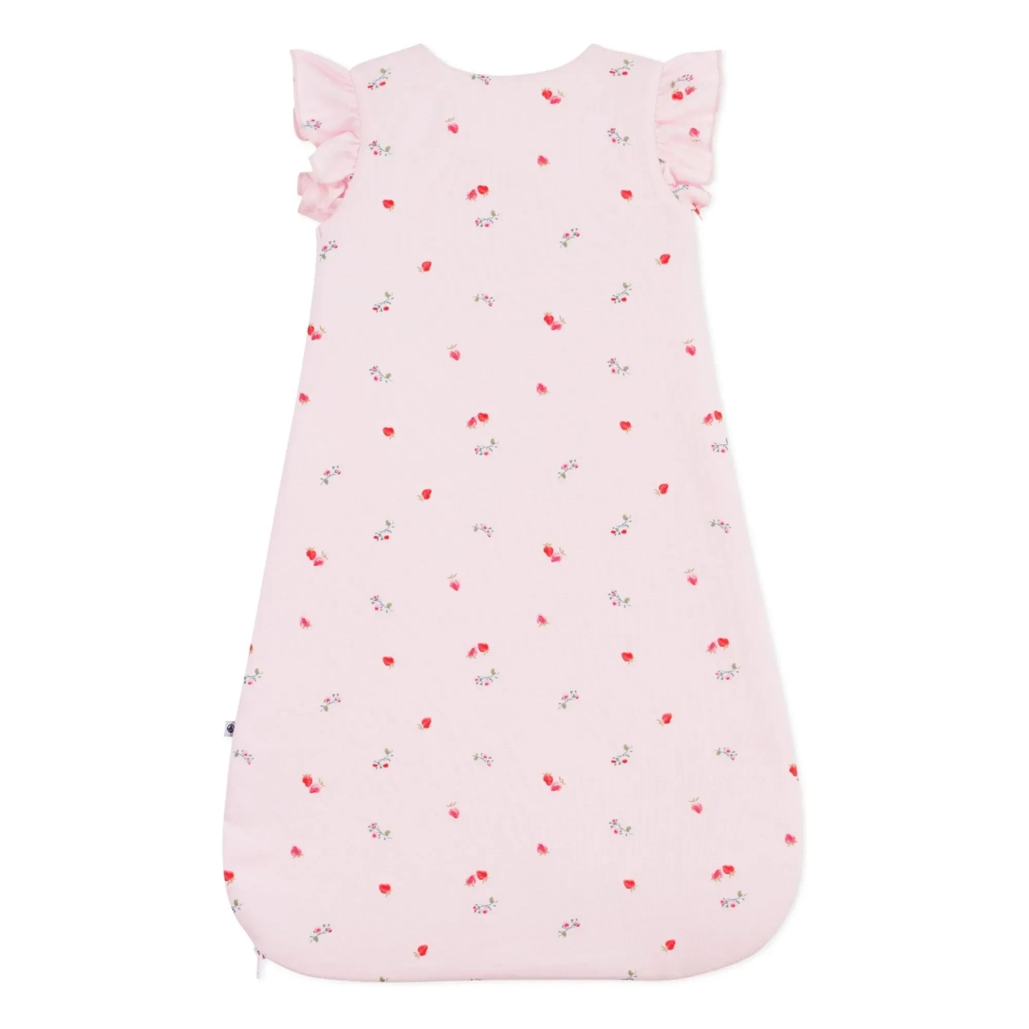 Petit Bateau – Schlafstrampler aus Bio-Baumwolle mit Blumenmuster | Rosa