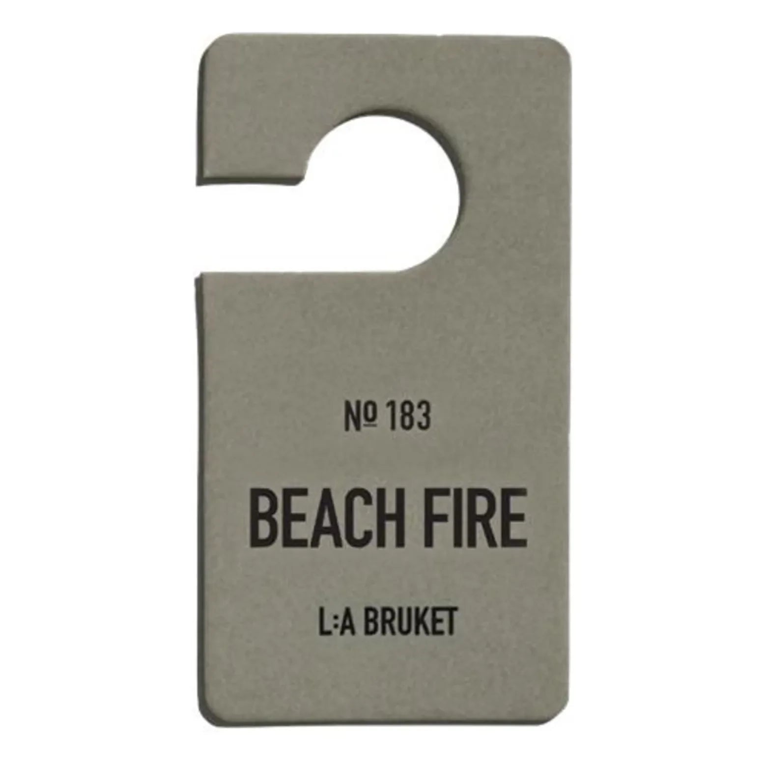 L:A BRUKET - Etikett mit Duft von Strandfeuer