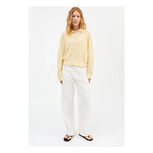 Skall Studio - Alexa Baumwollpullover | Blassgelb