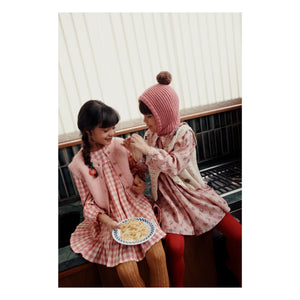 Emile et Ida - Ärmellose Strickjacke aus Merinowolle | Hellrosa