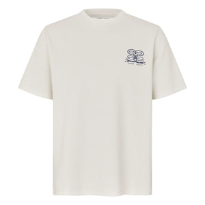 Samsoe Samsoe - Safellow Baumwoll-T-Shirt | Creme