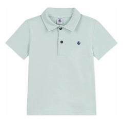 Petit Bateau – Poloshirt aus Bio-Baumwolle | Türkis
