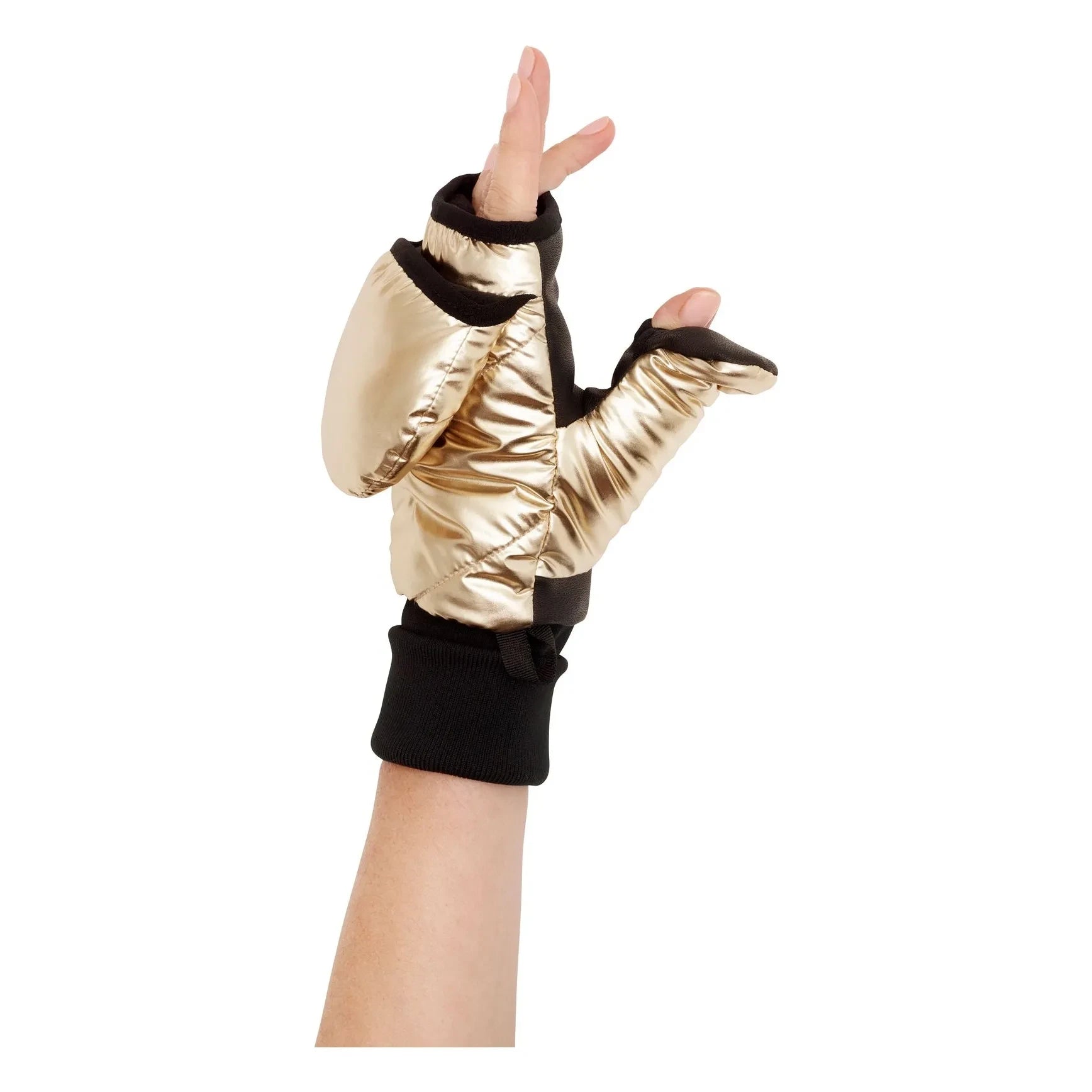 Fudoon - Umwandelbare Metallic-Handschuhe | Gold