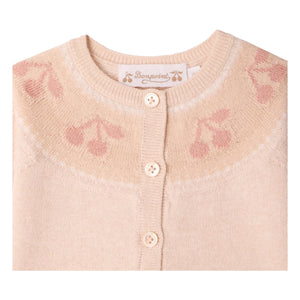 Bonpoint – Jenny Laine Cardigan- und Hosen-Set | Hellrosa