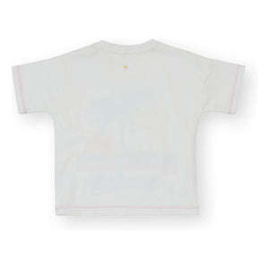 Goldie + Ace – Palm T-Shirt | Elfenbein