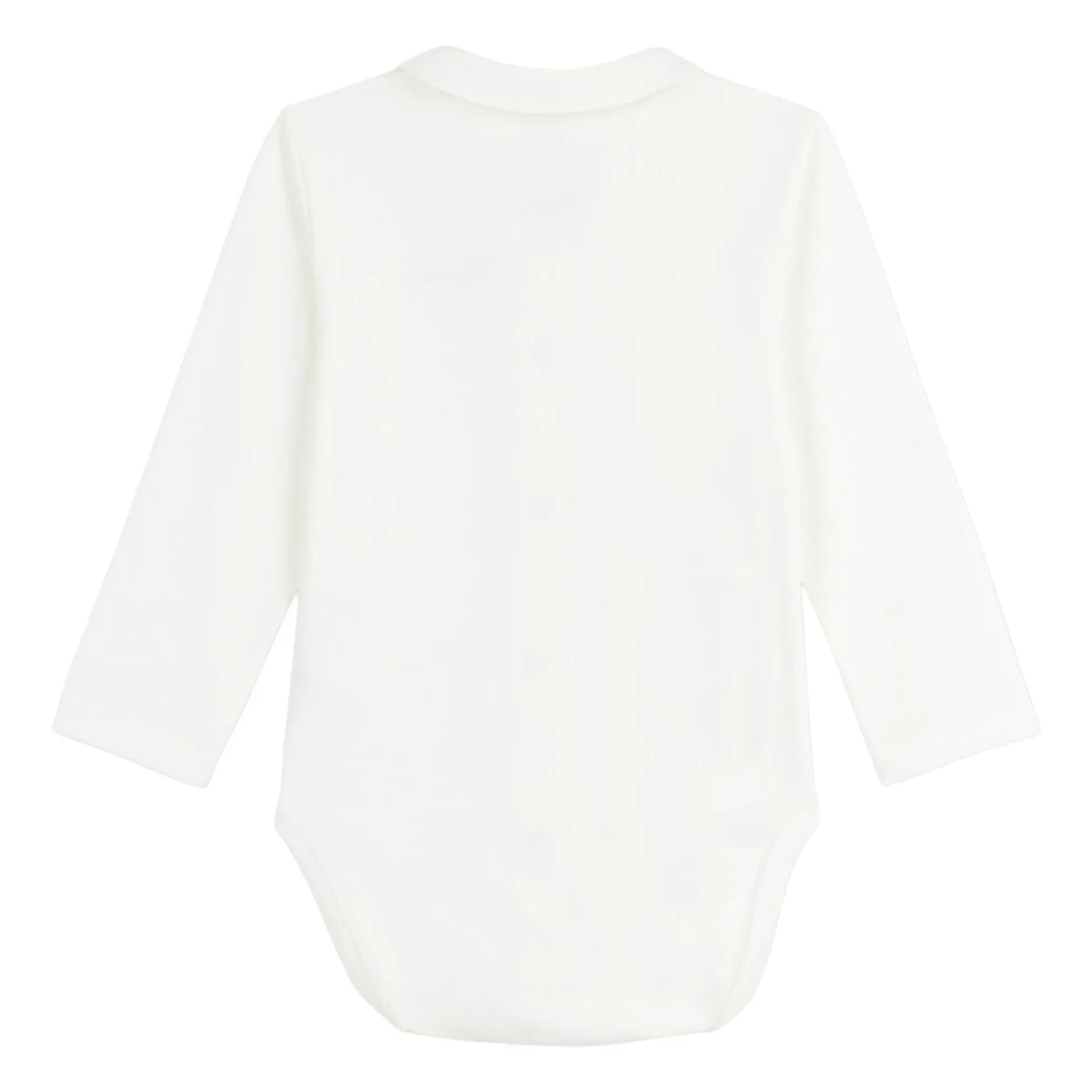 Petit Bateau - Body mit gesticktem Kragen aus Bio-Baumwolle | Blau