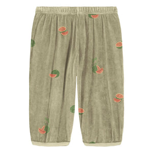 Studio Bohème - Porgy Karpuz Bio-Baumwoll-Frottee-Hose | Khaki