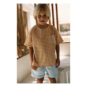 Lilinoa - Lucas Carreaux T-Shirt | Karamell