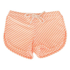 Ina Swim - Gestreifte Badeshorts | Koralle