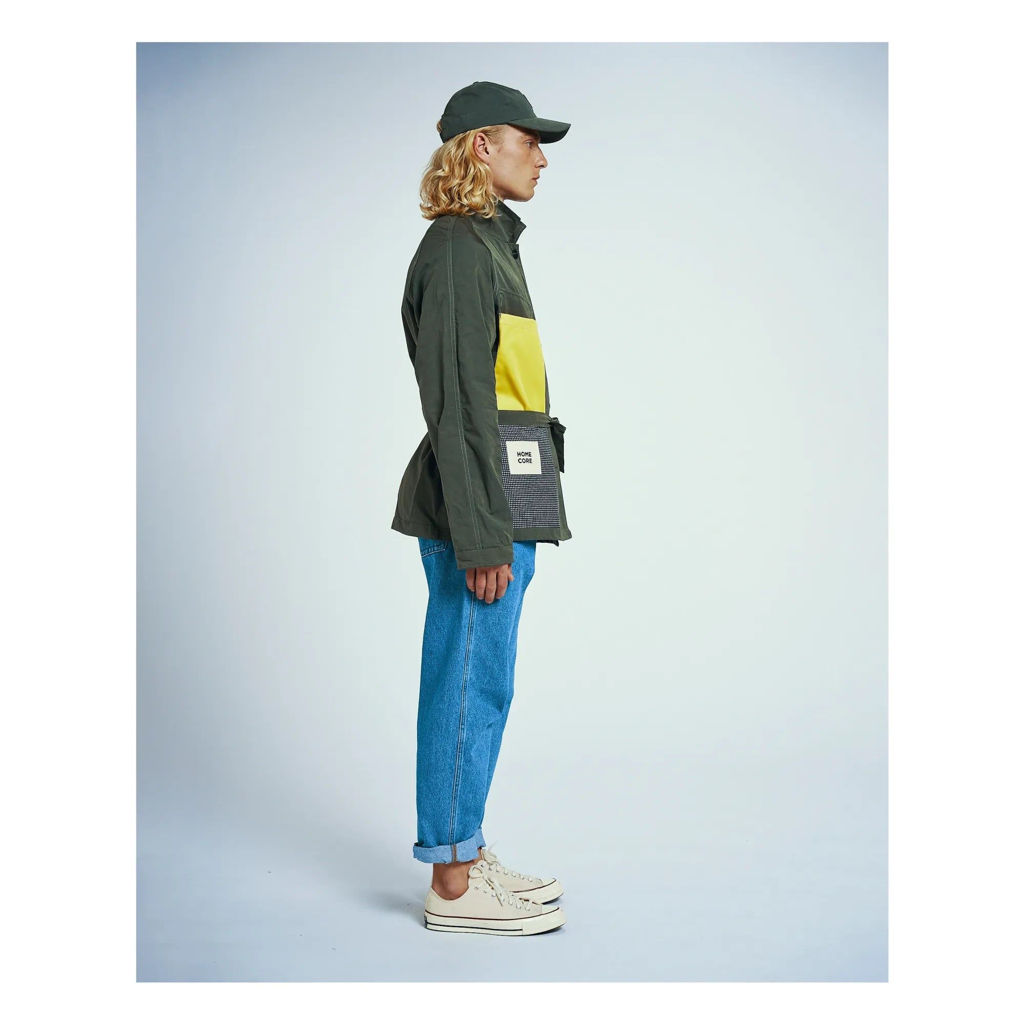 Homecore - Panev Peach Reversible Jacke | Khaki