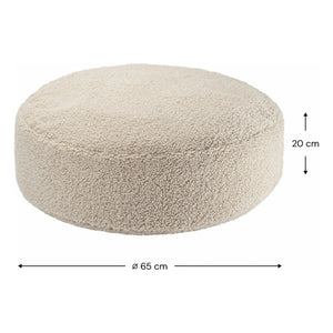 Wigiwama - Teddy-Pouf | Beige