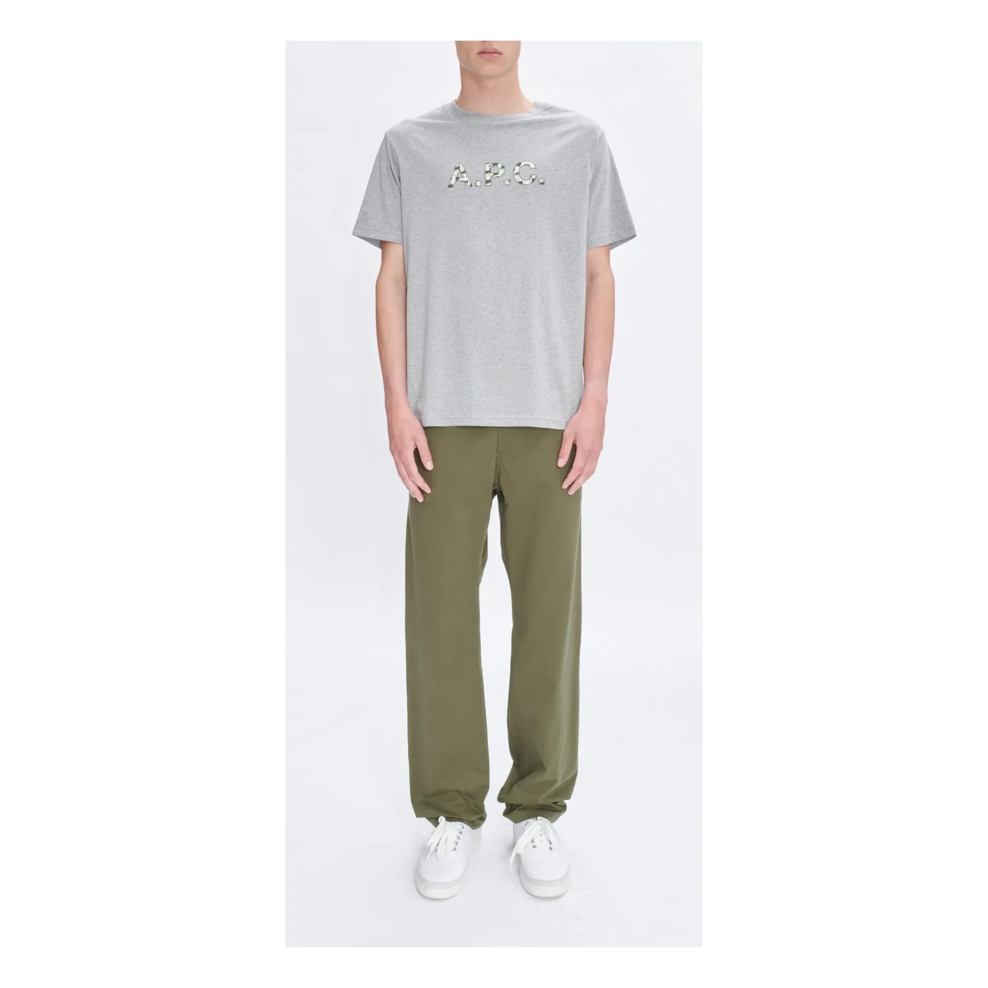A.P.C. – Willow T-Shirt aus Bio-Baumwolle | Grau meliert