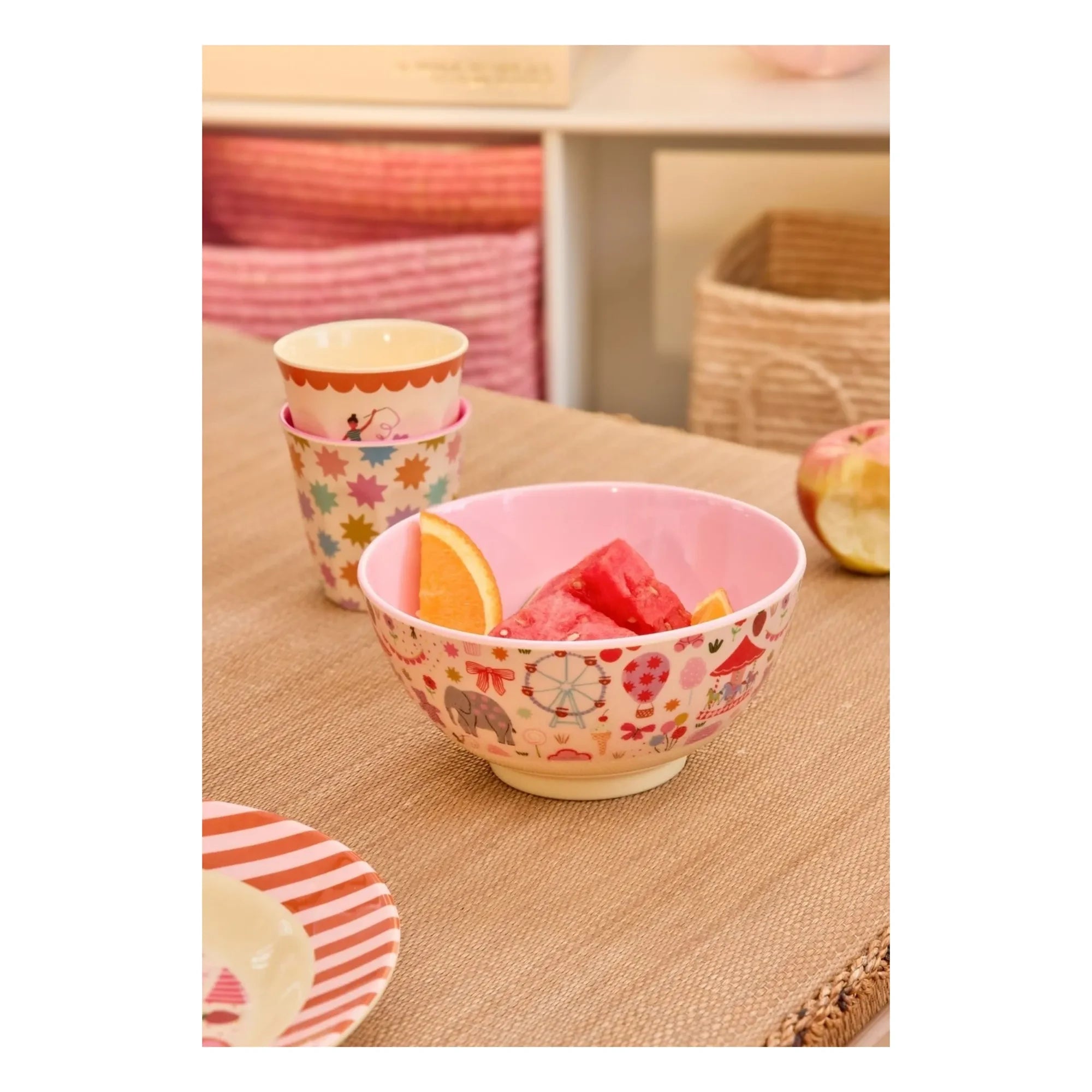Rice – Fun Fair Melamin Schale | Rosa