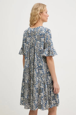 Pamuklu elbise Weekend Max Mara FUOCO