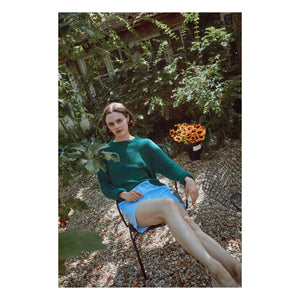 Poudre Organic - Bio-Löwenzahn-Baumwollpullover | Grün