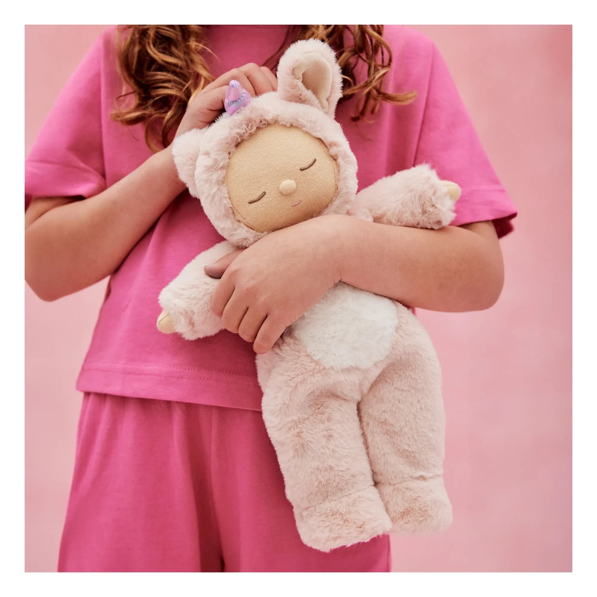 Olli Ella - Cozy Dinkum Einhorn Spielzeugpuppe | Rosa