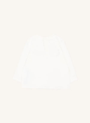 Chloé - Langarm-T-Shirt Chloé Bio-Baumwolle | Weiß