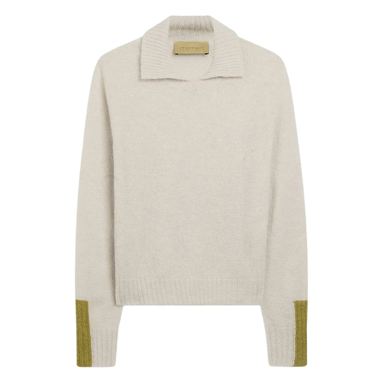 Momoni - Glampi Wollpullover | Panna Cotta
