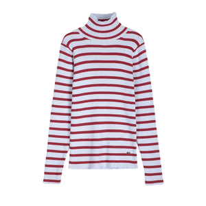 Bobo Choses – Gestreifter Pullover aus Bio-Baumwolle und Merinowolle | Hellblau