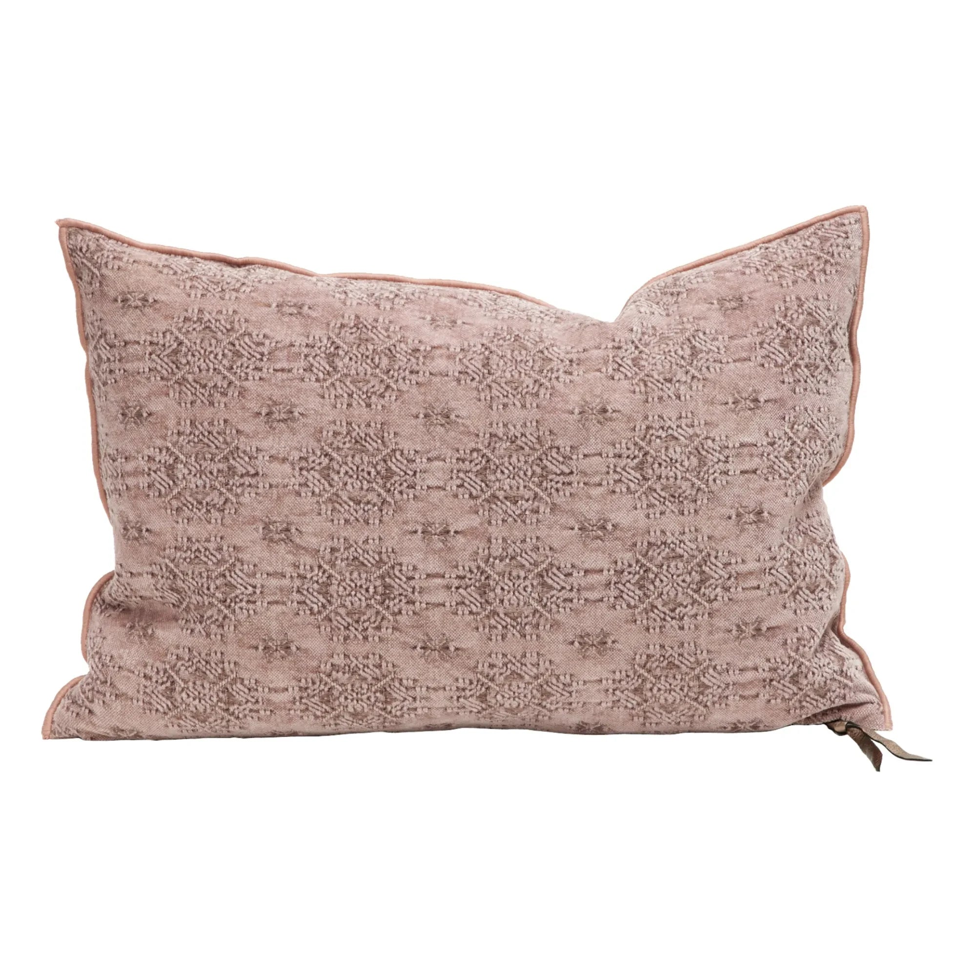 Maison de Vacances - Jacquard Kilim Vice Versa Kissen | Rosa
