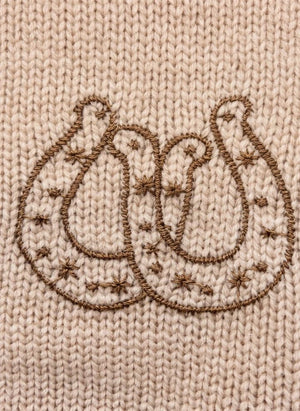 Hundred Pieces - Lacy Get Lucky Merinowollpullover | Creme