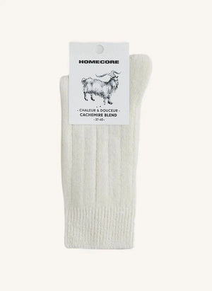 Homecore - Kaschmir Socken | Creme