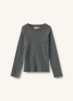 Wheat - Maane Merino-Woll-T-Shirt | Braun