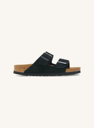 BIRKENSTOCK - Arizona SFB Wildledersandale | Schwarz