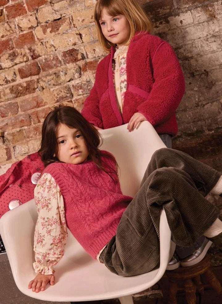 Bonton - Lucia ärmelloser Pullover | Framboise