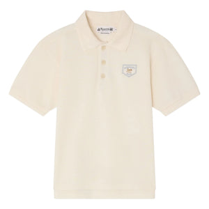 Bonpoint - Lorris Poloshirt aus Bio-Baumwolle | Ecru