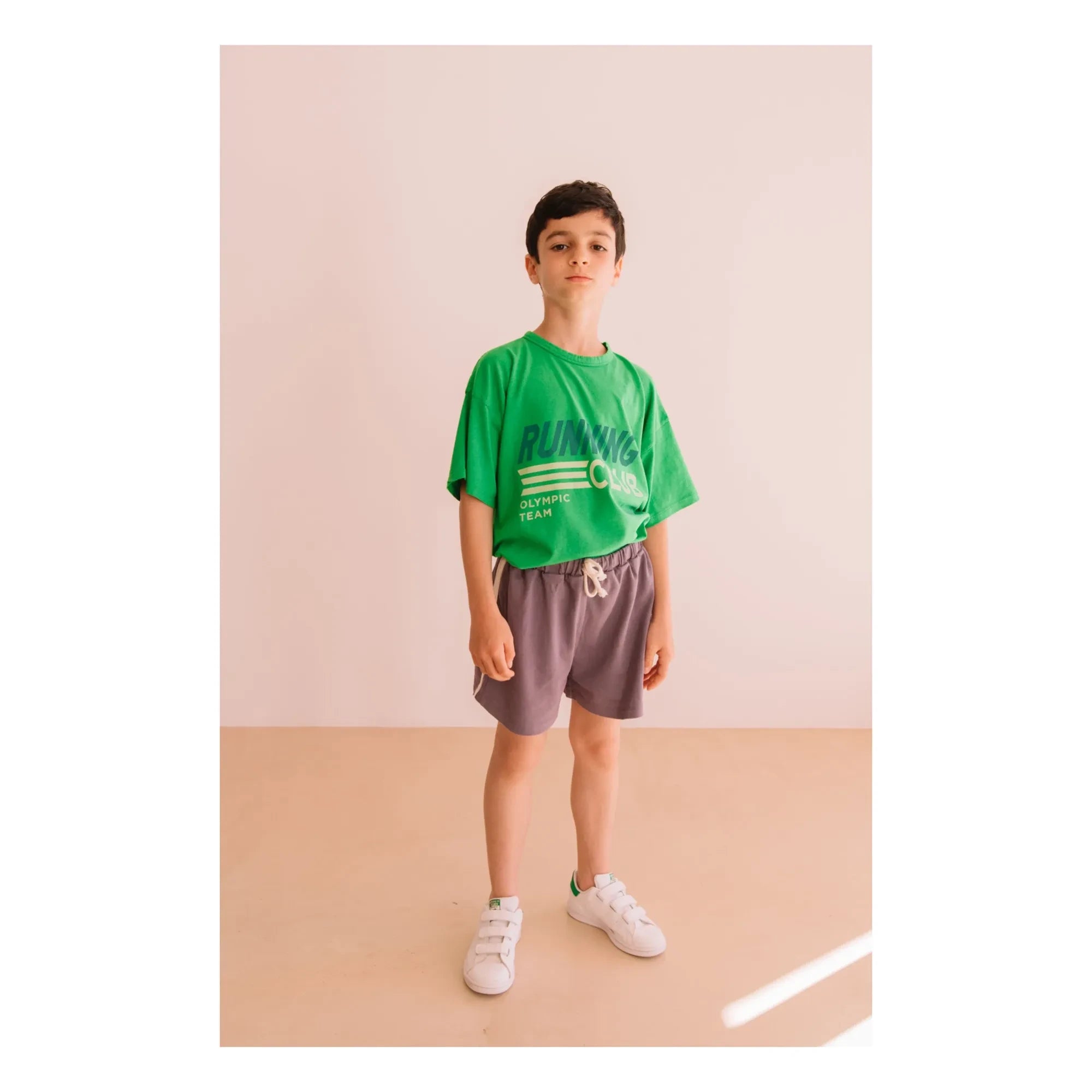 We Are Kids - Dylan Running Club Bio-Baumwoll-T-Shirt | Wiesen-Grün